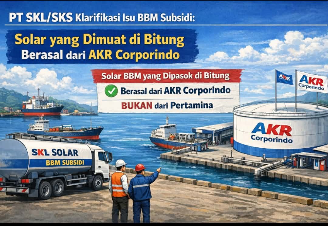 Surya Borneo News : PT. SKL/SKS Tegaskan Kegiatan Loading BBM Didermaga Polairud Adalah Legal dari Tebusan AKR Corporindo